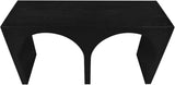 June Modern Solid Oak Console Table – Elegant Mid-Century Design with Unique Double Arch Style