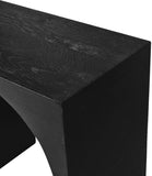 June Modern Solid Oak Console Table – Elegant Mid-Century Design with Unique Double Arch Style