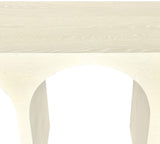 June Modern Solid Oak Console Table – Elegant Mid-Century Design with Unique Double Arch Style