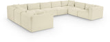 Shaggy - 9 Piece Modular U-Shaped Sectional