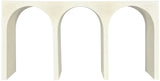 June Modern Solid Oak Console Table – Elegant Mid-Century Design with Unique Double Arch Style