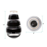 Vector Glass Torpedo Vase- Short