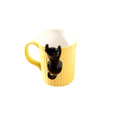 Cute 3D Cat Ceramic Mug for Coffee & Tea
