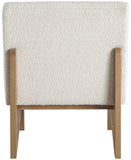 Chapman Cream Boucle Fabric Accent Chair - Elegant Comfort for Living Room, Bedroom, or Dorm Space