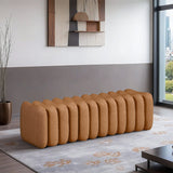 Atticus Vegan Leather Upholstered Bench