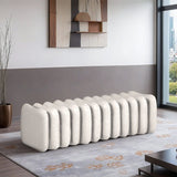 Atticus Vegan Leather Upholstered Bench