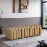 Atticus Vegan Leather Upholstered Bench