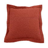 Patio Scroll Puff Ottoman Cover & Cushion- Alicante Coral