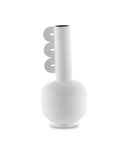 Happy 40 Three Wings White Vase