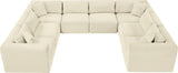 Shaggy 140" Corduroy Performance Fabric Upholstered Upholstered Modular Sectional