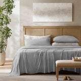 4-Way Stretch Cool Touch Jersey Sheet Set, Grey