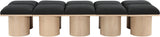 Pavilion Bench - Luxurious Channel-Tufted Design with Art Deco Style for Entryway or Bedroom Decor