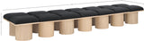 Pavilion Bench: Luxurious Channel-Tufted Seating with Art Deco Design for Stylish Home Spaces