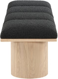 Pavilion Bench: Luxurious Channel-Tufted Seat, Art Deco Design, Stylish Seating for Any Space