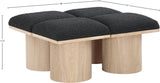 Pavilion Bench: Stylish Art Deco Design with Luxurious Cushioning for Entryway and Bedroom Seating