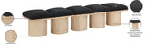 Pavilion Bench - Luxurious Boucle Fabric Seating with Art Deco Design for Stylish Home Decor