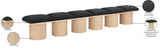 Pavilion Bench: Elegant Art Deco Design with Luxurious Channel-Tufted Cushion for Stylish Seating