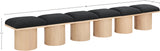 Pavilion Bench: Elegant Art Deco Design with Luxurious Channel-Tufted Cushion for Stylish Seating
