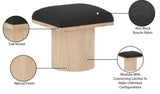 Pavilion Stool - Luxurious Boucle Fabric Bench with Art Deco Design for Stylish Seating Solutions