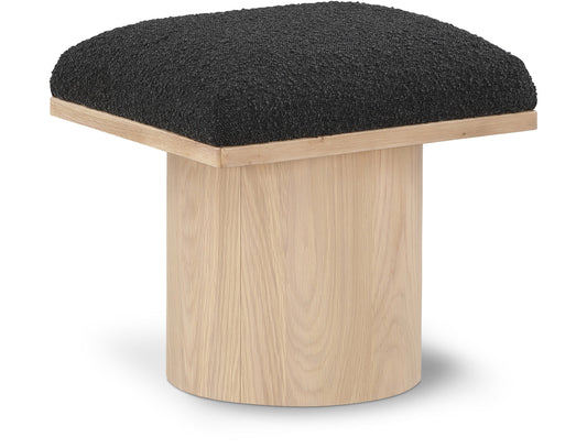 Pavilion Stool - Luxurious Boucle Fabric Bench with Art Deco Design for Stylish Seating Solutions