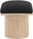 Pavilion Stool - Luxurious Boucle Fabric Bench with Art Deco Design for Stylish Seating Solutions