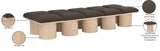Pavilion Bench - Luxurious Channel-Tufted Design with Art Deco Style for Entryway or Bedroom Decor