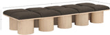 Pavilion Bench - Luxurious Channel-Tufted Design with Art Deco Style for Entryway or Bedroom Decor