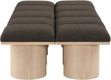 Pavilion Bench - Luxurious Channel-Tufted Design with Art Deco Style for Entryway or Bedroom Decor