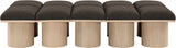 Pavilion Bench - Luxurious Channel-Tufted Seat with Art Deco Design for Stylish Entryway Seating