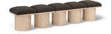 Pavilion Bench - Luxurious Boucle Fabric Seating with Art Deco Design for Stylish Home Decor