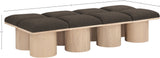 Pavilion Bench - Luxurious Channel-Tufted Seating with Art Deco Design for Stylish Home Decor