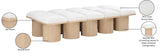 Pavilion Bench - Luxurious Channel-Tufted Seat with Art Deco Design for Stylish Entryway Seating