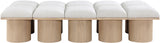 Pavilion Bench - Luxurious Channel-Tufted Seat with Art Deco Design for Stylish Entryway Seating