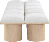 Pavilion Bench - Luxurious Channel-Tufted Seat with Art Deco Design for Stylish Entryway Seating