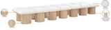 Pavilion Bench: Luxurious Channel-Tufted Seating with Art Deco Design for Stylish Home Spaces