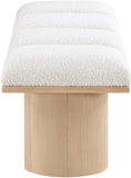 Pavilion Bench: Luxurious Channel-Tufted Seat, Art Deco Design, Stylish Seating for Any Space