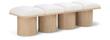 Pavilion Bench: Stylish Art Deco Design with Luxurious Cushioning for Entryway or Bedroom Seating