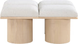 Pavilion Bench: Stylish Art Deco Design with Luxurious Cushioning for Entryway and Bedroom Seating