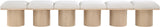 Pavilion Bench: Elegant Art Deco Design with Luxurious Channel-Tufted Cushion for Stylish Seating