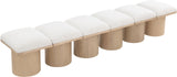 Pavilion Bench: Elegant Art Deco Design with Luxurious Channel-Tufted Cushion for Stylish Seating