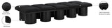 Pavilion Elegant Boucle Fabric Bench - Art Deco Design with Luxurious Cushion for Stylish Seating