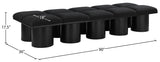 Pavilion Elegant Boucle Fabric Bench - Art Deco Design with Luxurious Cushion for Stylish Seating