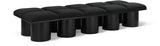 Pavilion Elegant Boucle Fabric Bench - Art Deco Design with Luxurious Cushion for Stylish Seating