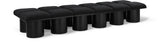 Pavilion Stylish Boucle Fabric Bench – Art Deco Design with Luxurious Cushion for Modern Spaces