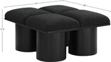 Pavilion Elegant Boucle Fabric Bench – Luxurious Seating with Art Deco Flair for Any Room Decor