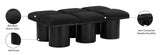 Pavilion Elegant Boucle Fabric Bench - Luxurious Art Deco Design with Plush Cushion for Any Space