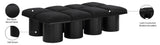 Pavilion Stylish Boucle Fabric Bench - Luxurious Seating with Art Deco Design for Any Room Decor