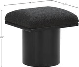 Pavilion Stool - Stylish Art Deco Boucle Fabric Bench with Luxurious Cushion for Any Space