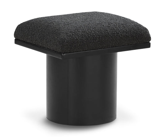 Pavilion Stool - Stylish Art Deco Boucle Fabric Bench with Luxurious Cushion for Any Space