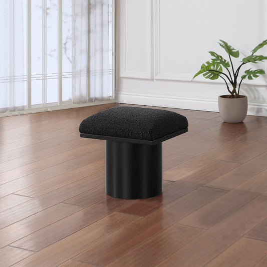 Pavilion Stool - Stylish Art Deco Boucle Fabric Bench with Luxurious Cushion for Any Space